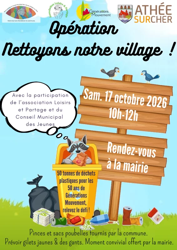 Opération nettoyons notre village!