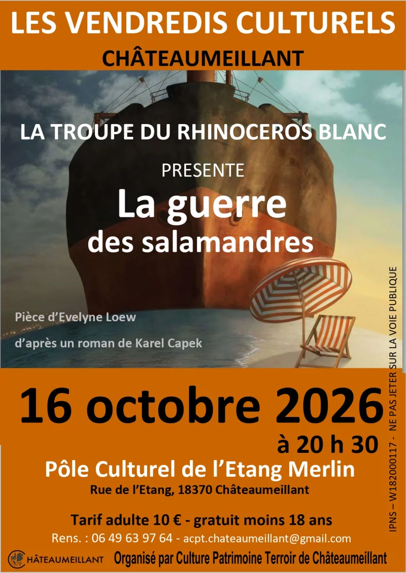Vendredis culturels, Théâtre La guerre des salamandres