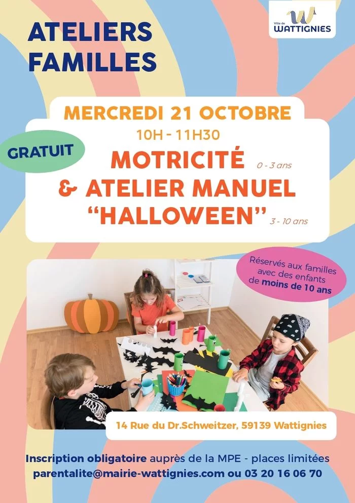 Atelier Motricité et manuel "Halloween"