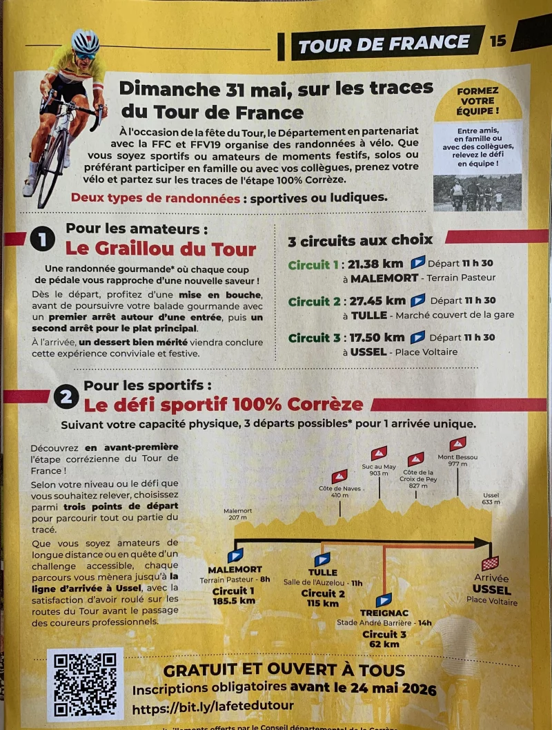 Le défi sportif 100% Corrèze