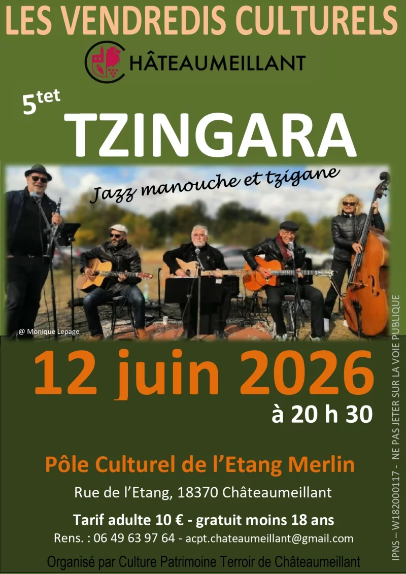 Vendredis culturels, concenrt Tzingara