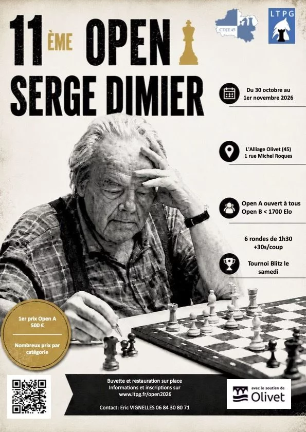 11ème Open Serge Dimier Championnat du loiret