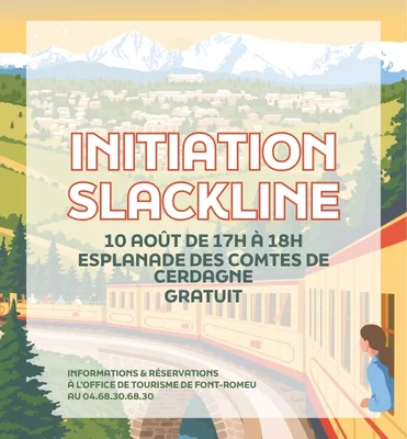 INITIATION SLACKLINE - LUNDI 10 AOÛT