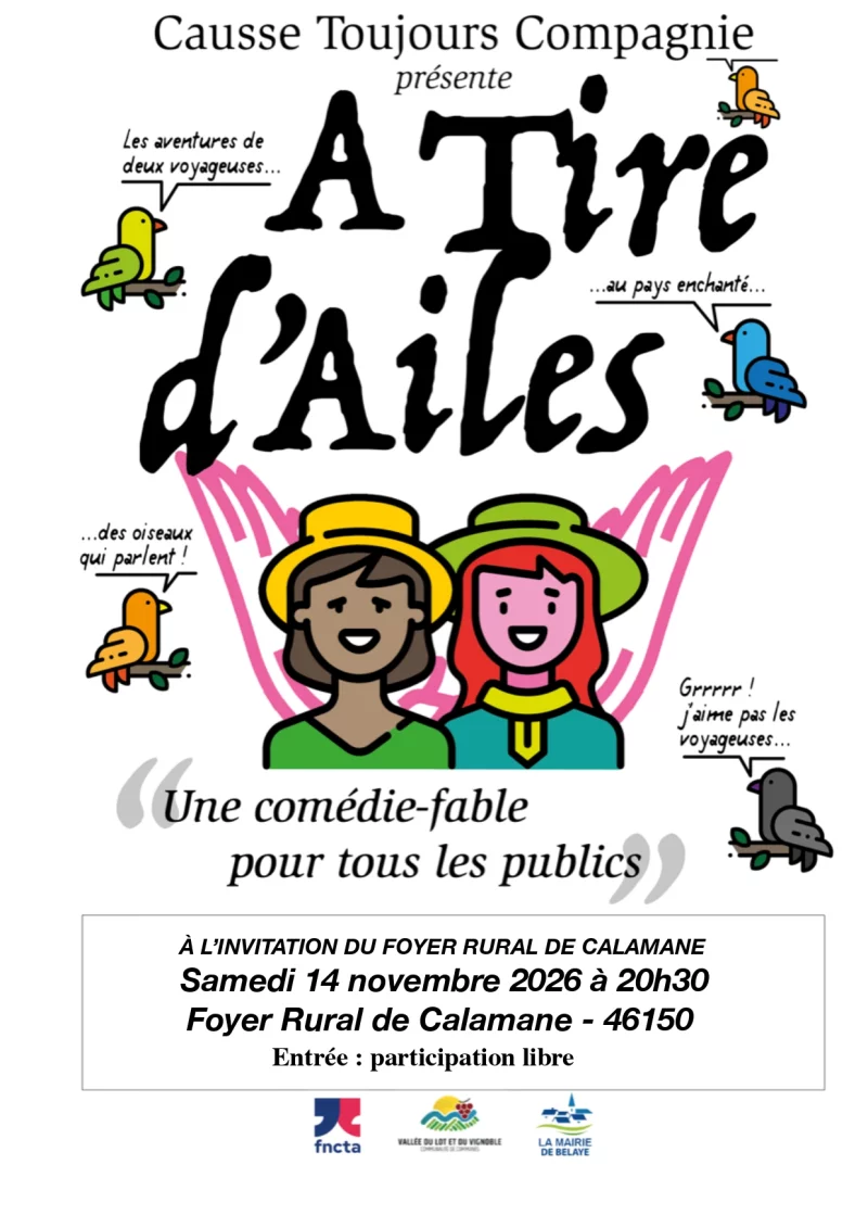 Spectacle « À Tire d’Ailes » à Calamane
