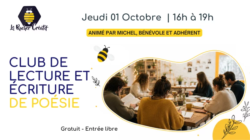 Club lecture et d'écriture de poésie