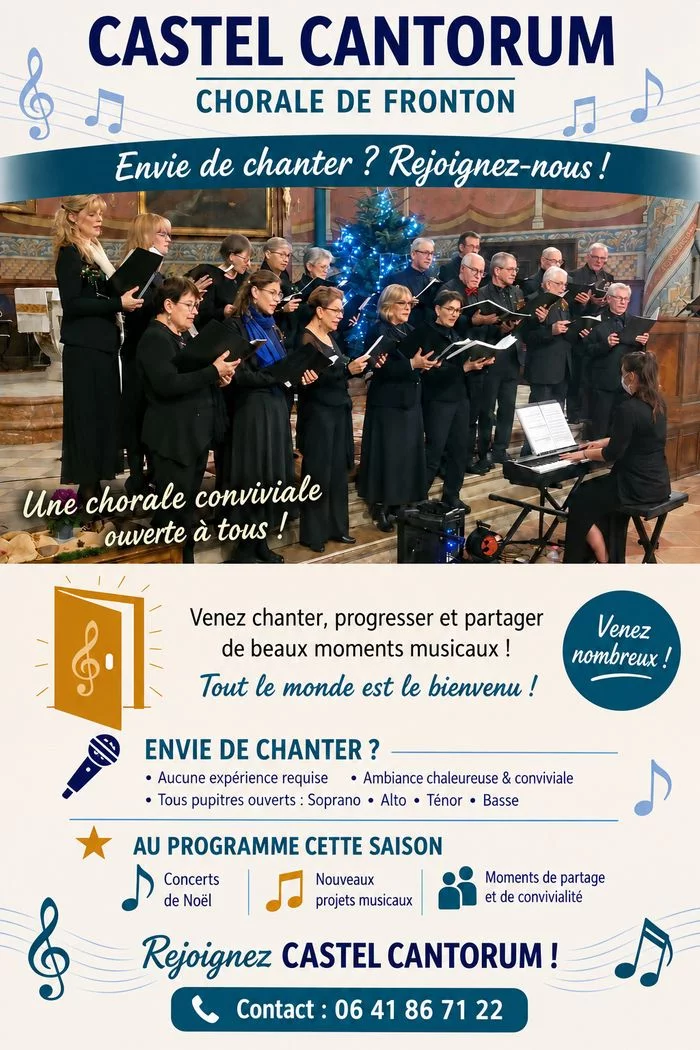 Activités de la chorale Castel Cantorum