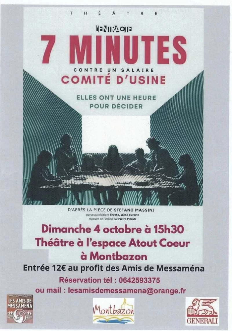 Spectacle : "7 minutes contre un salaire, comité d'usine"