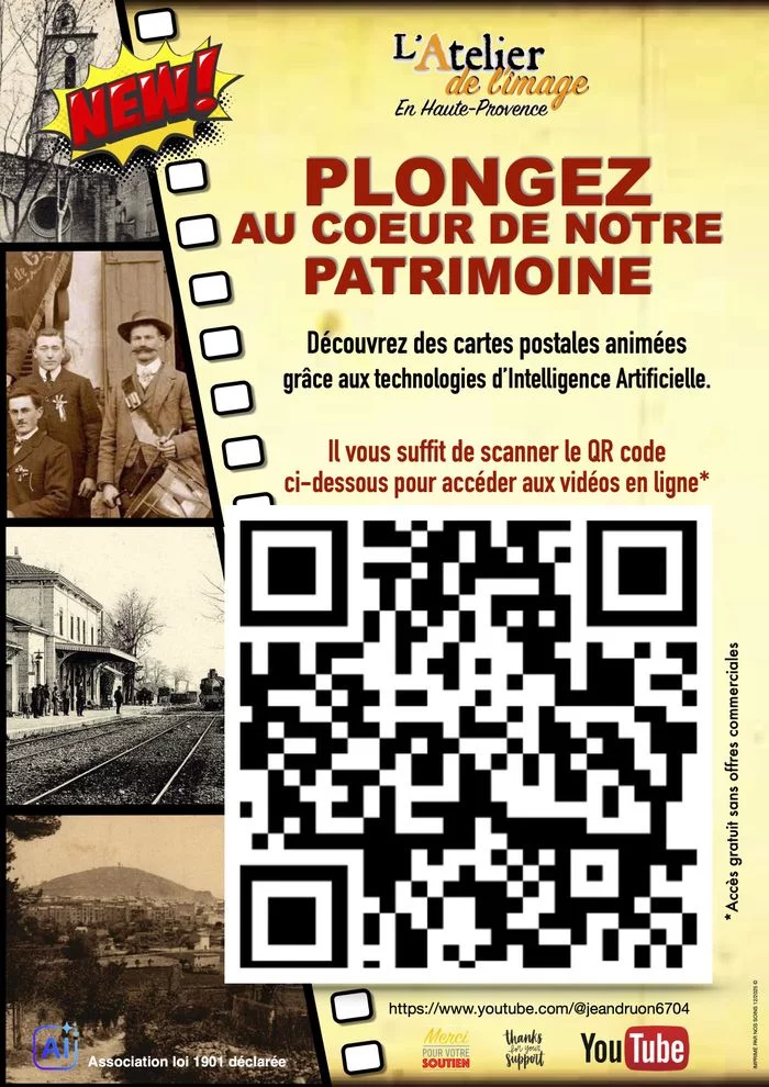 Quand la carte postale s’anime…