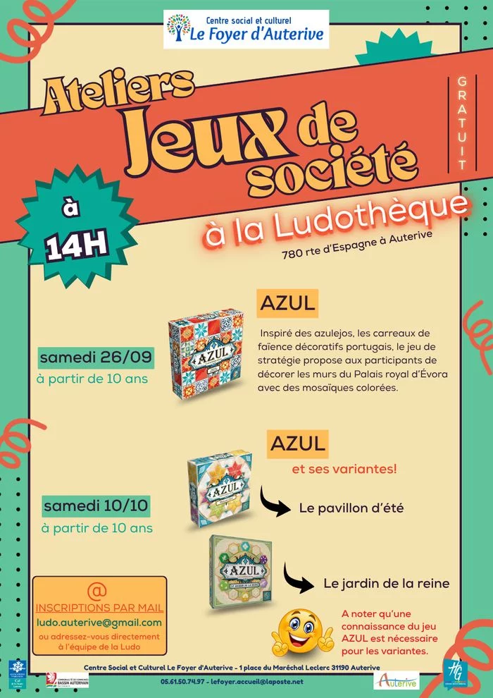 Ateliers Jeux de société à la Ludothèque