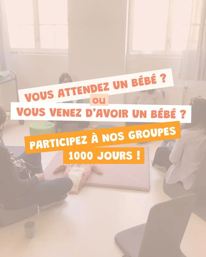 Groupe parents-bébé jardin public