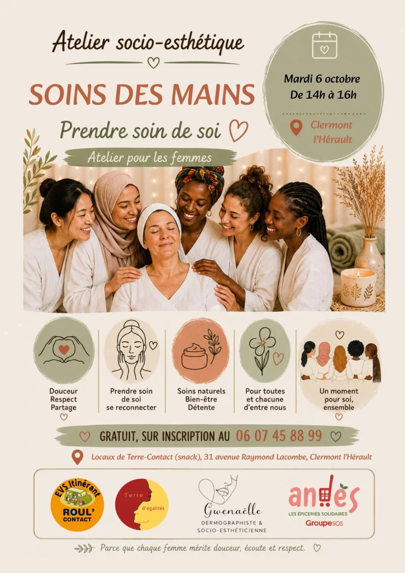 ATELIER BIEN ETRE -SOIN DES MAINS
