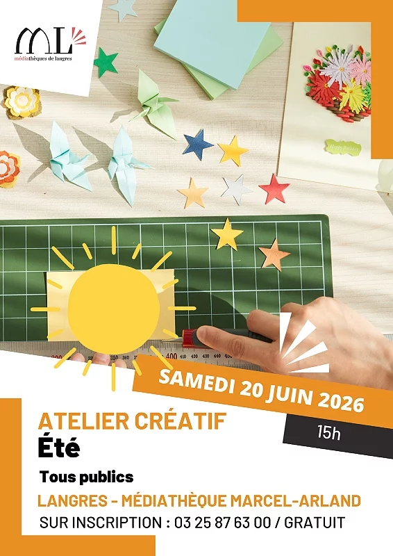 Atelier créatif - Bienvenue l'été !