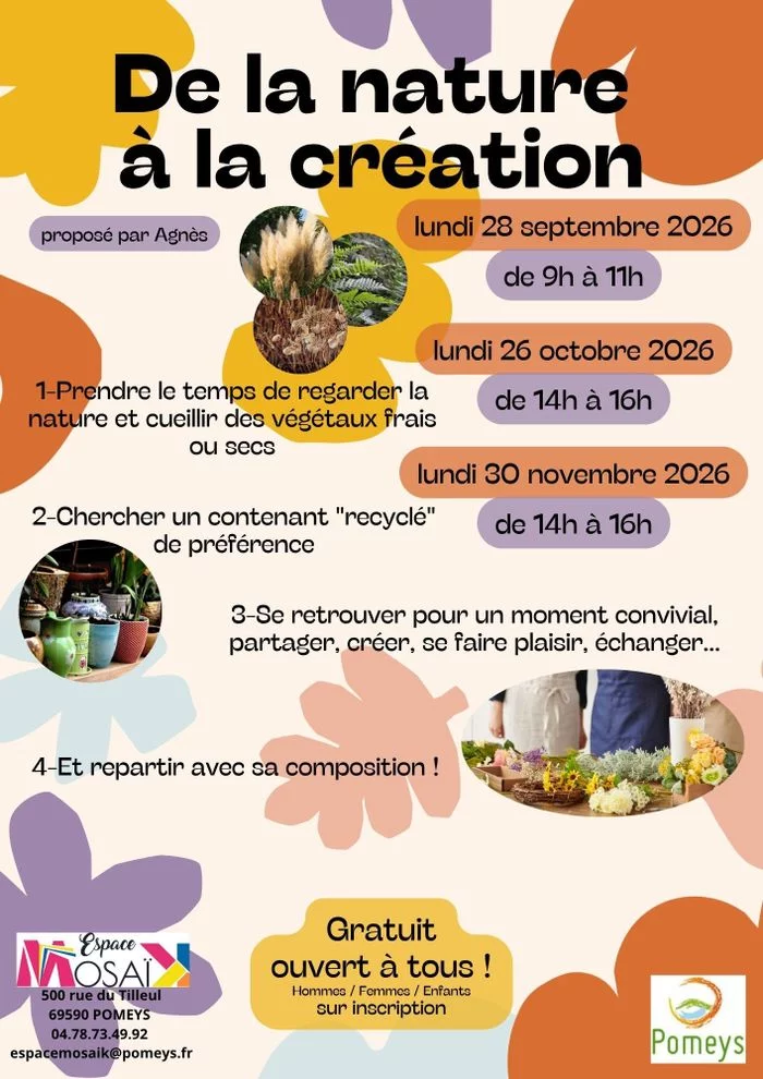 Atelier nature, recyclage et création