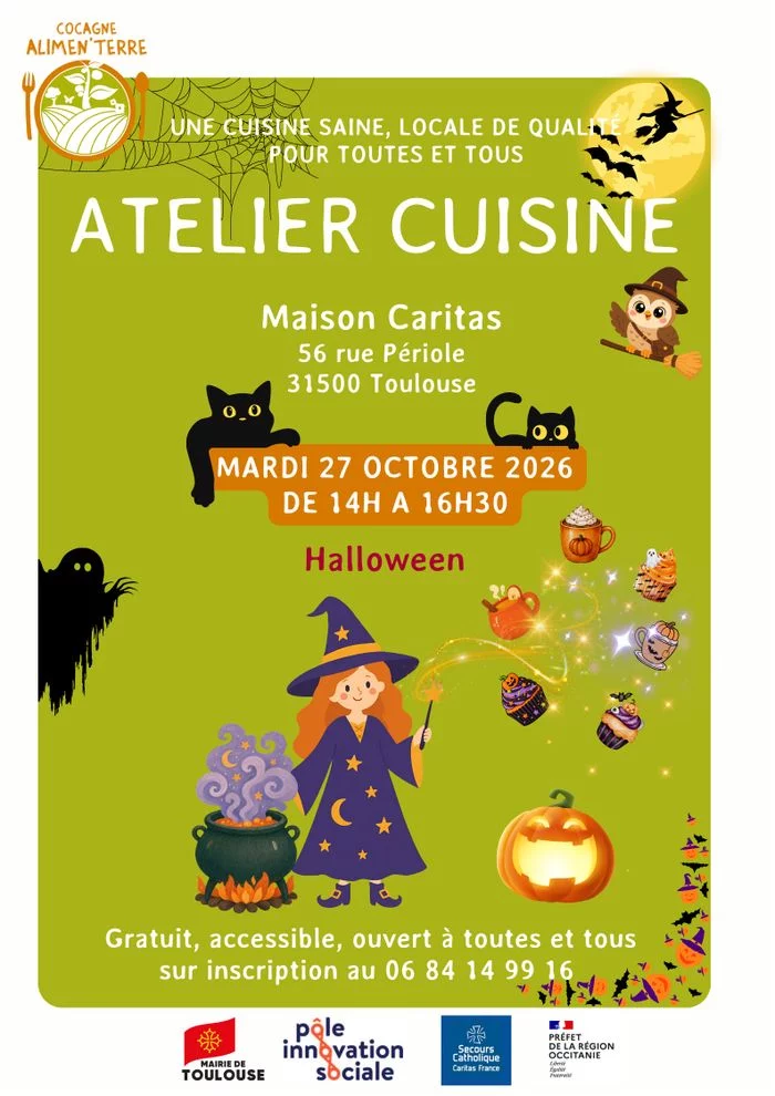 Atelier cuisine Maison Caritas