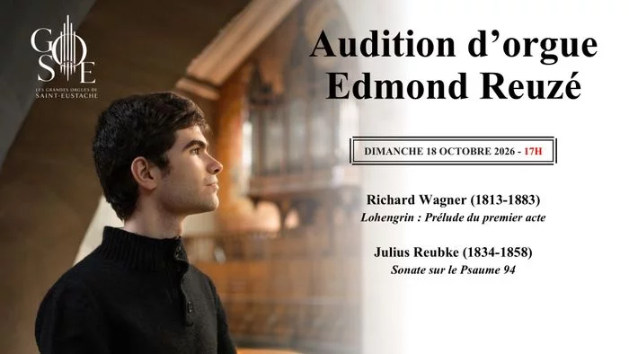 Audition d'orgue d'Edmond Reuzé