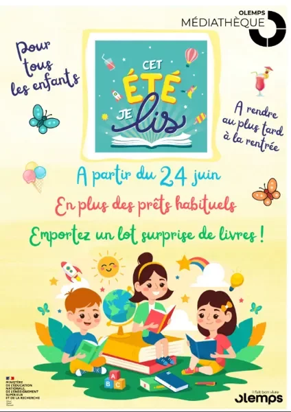 "Cet été je lis" : Des lots de livres surprises en prêt à la médiathèque pour lire tout l’été !