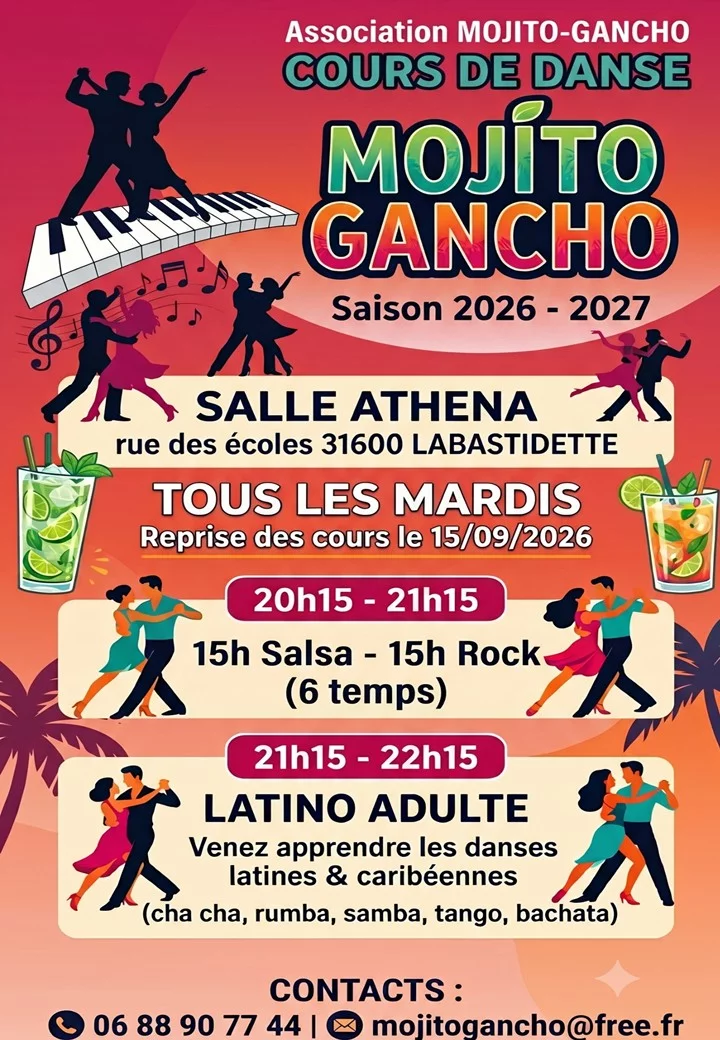RENTRÉE DES COURS DE DANSE LATINO CARIBÉENNES