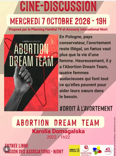 Ciné-discussion sur l'avortement à Niort