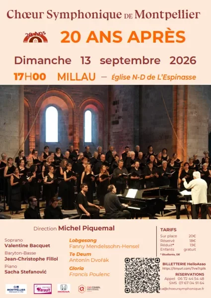 " 20 ans après " - Choeur symphonique de Montpellier