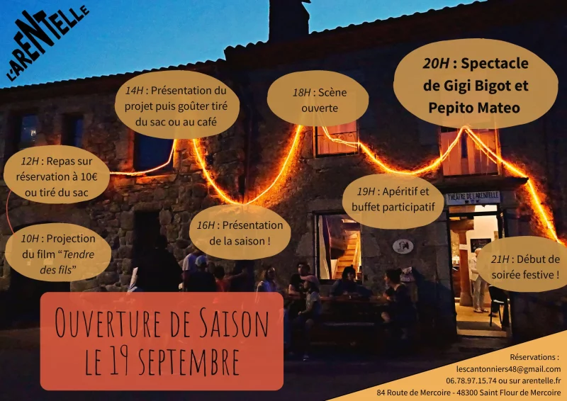 OUVERTURE DE LA SAISON À L'ARENTELLE