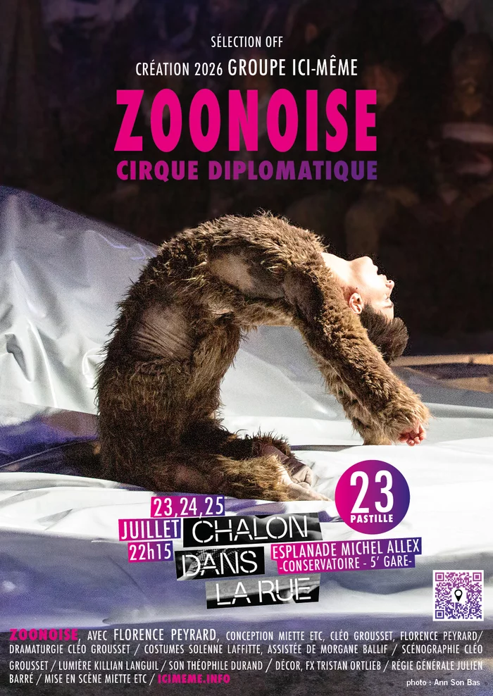 ZooNoise, cirque diplomatique, création hors les murs