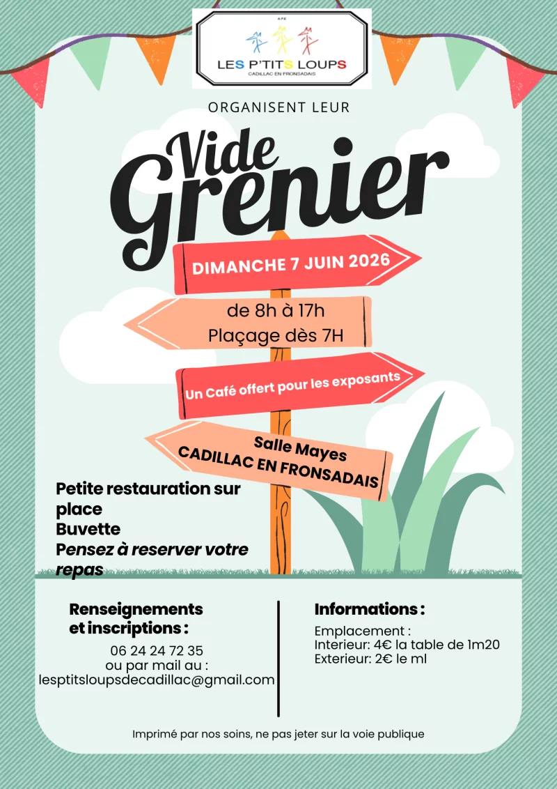 VIDE GRENIER LES P'TITS LOUPS
