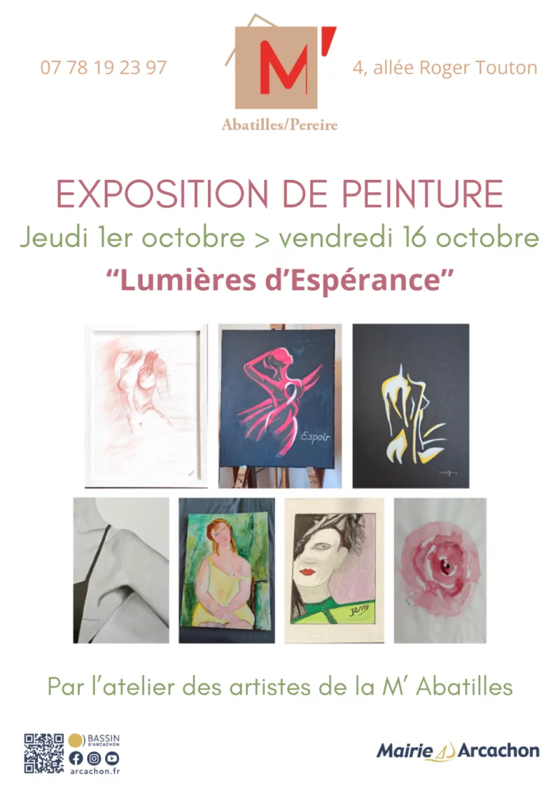 Exposition de peinture "Lumières d'Espérance" - M' Les Abatilles / Pereire