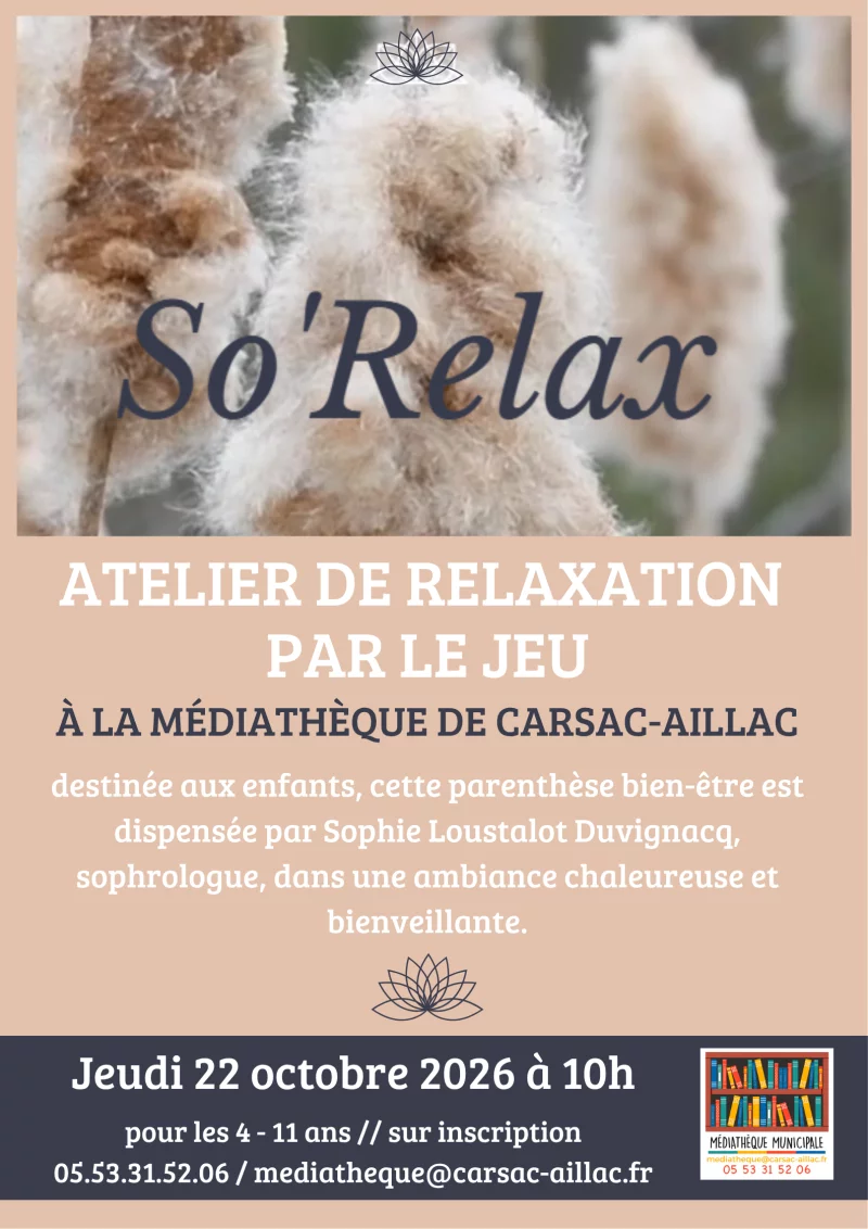 So’Relax – Atelier de relaxation par le jeu
