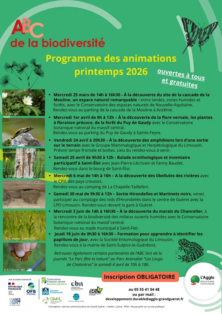 ABC de la biodiversité : à la découverte du marais du Chancelier