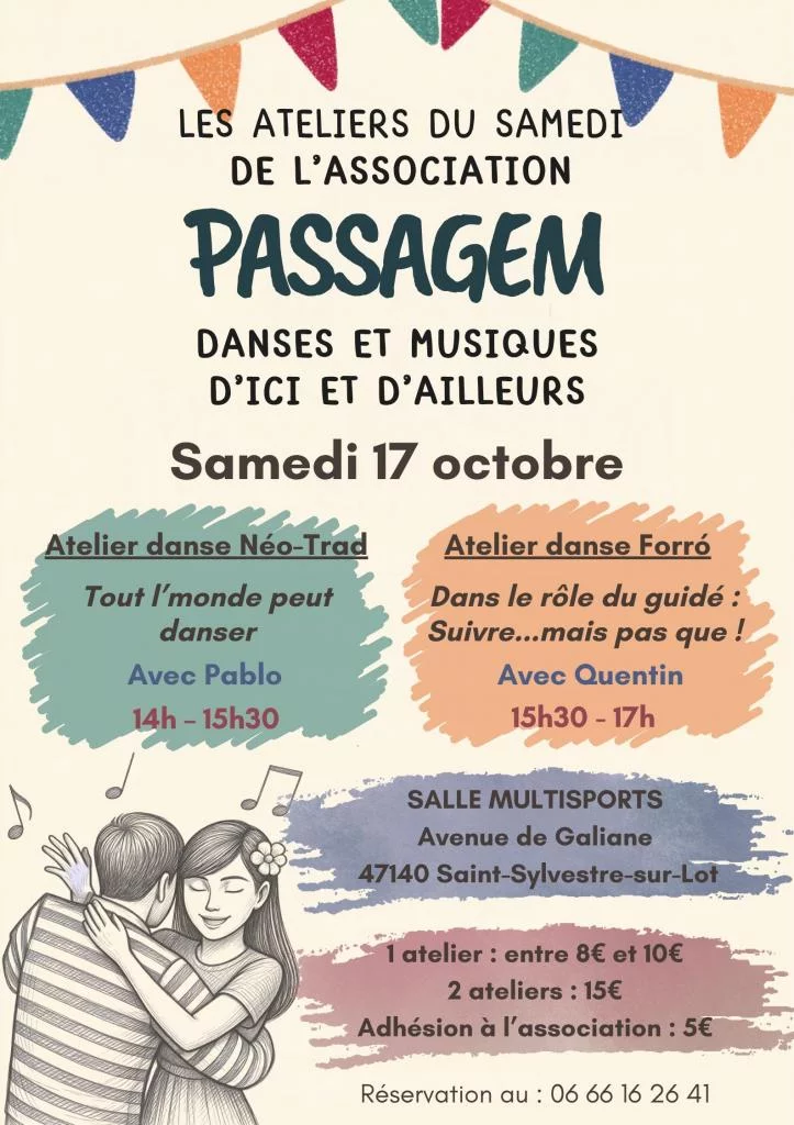 Les ateliers danse du samedi