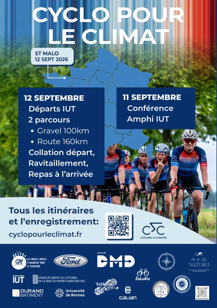 Cyclo pour le climat Saint-Malo 2026
