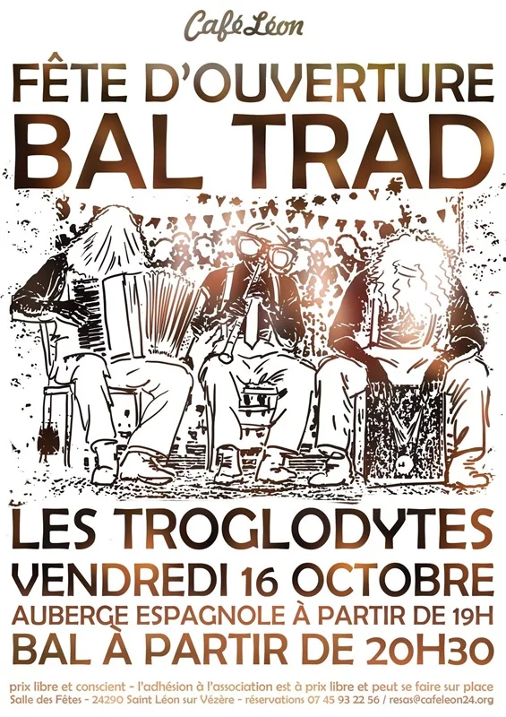 Bal trad - Les Troglodytes au Café Léon