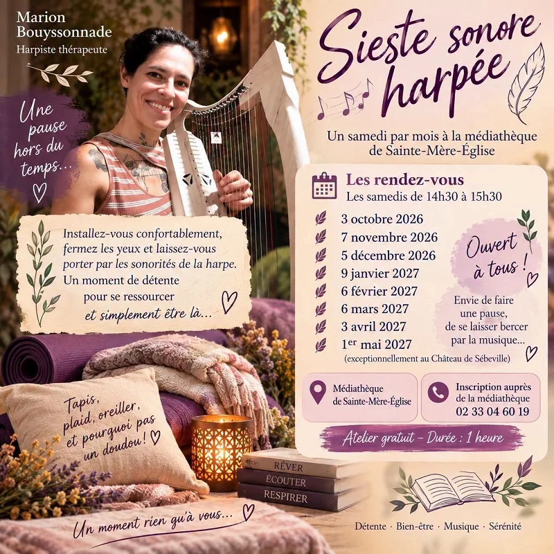 Sieste sonore harpée