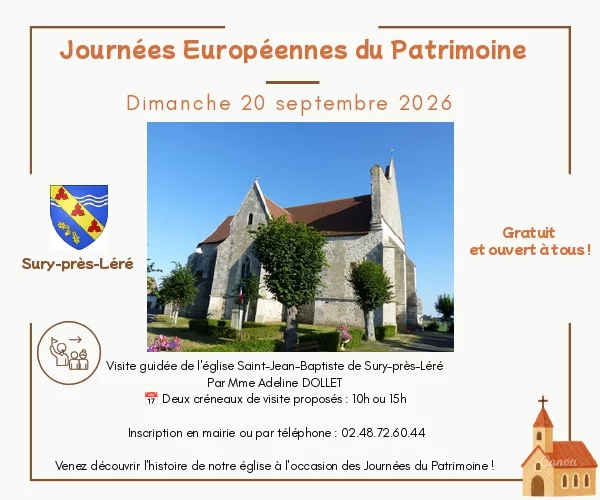 [JEP] Visites guidées de l'église