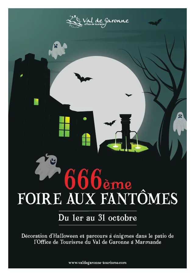 Halloween à l'Office de Tourisme Val de Garonne - 666ème Foire aux Fantômes