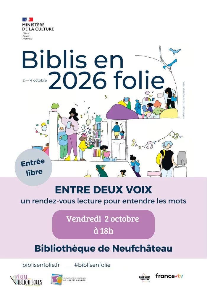 Entre deux voix, un rendez-vous lecture pour entendre les mots