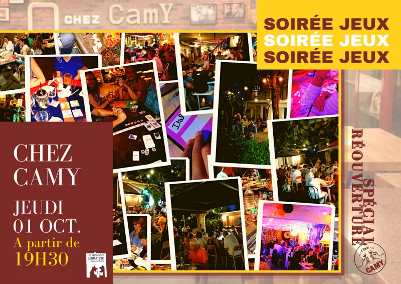Soirée jeux Chez Camy