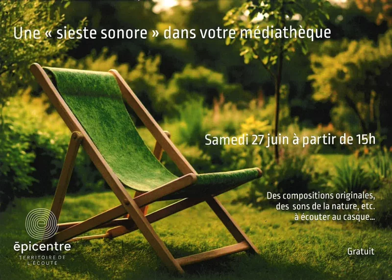 Sieste sonore à la médiathèque