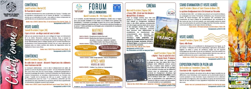 Célot'omne  conférence à Figeac : du sable dans le courant...