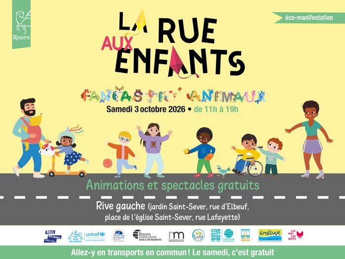 La Rue aux Enfants : "Fantastic'Animaux" à Rouen (76)