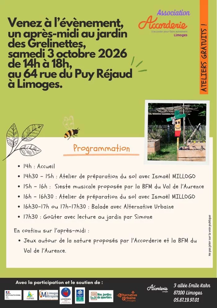 Un après-midi au jardin des Grelinettes