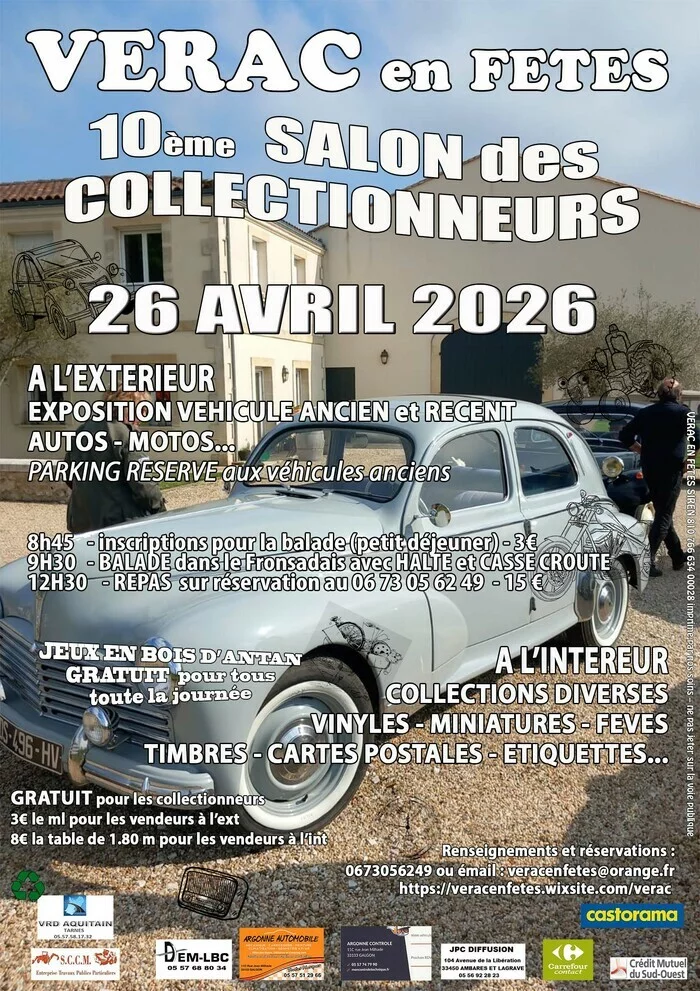 10ième SALON DES COLLECTIONNEURS - VOITURES - MOTOS et TOUTES COLLECTIONS