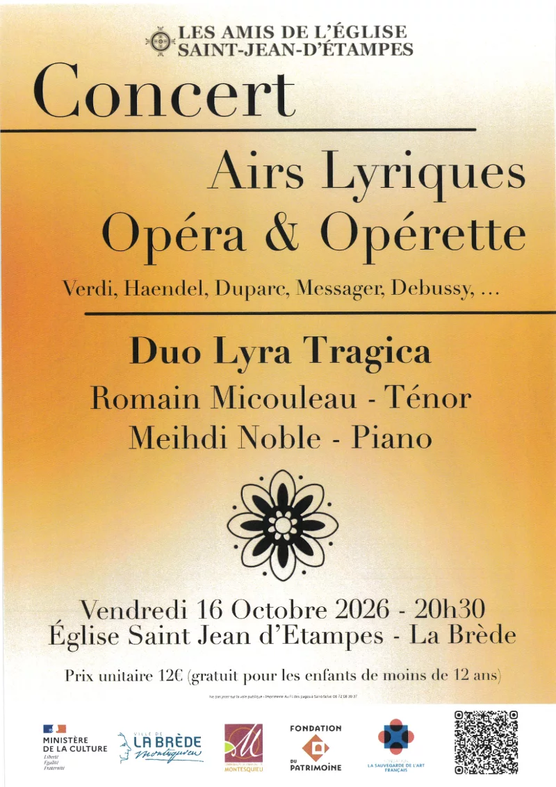 Concert Airs Lyriques Opéra & Opérette