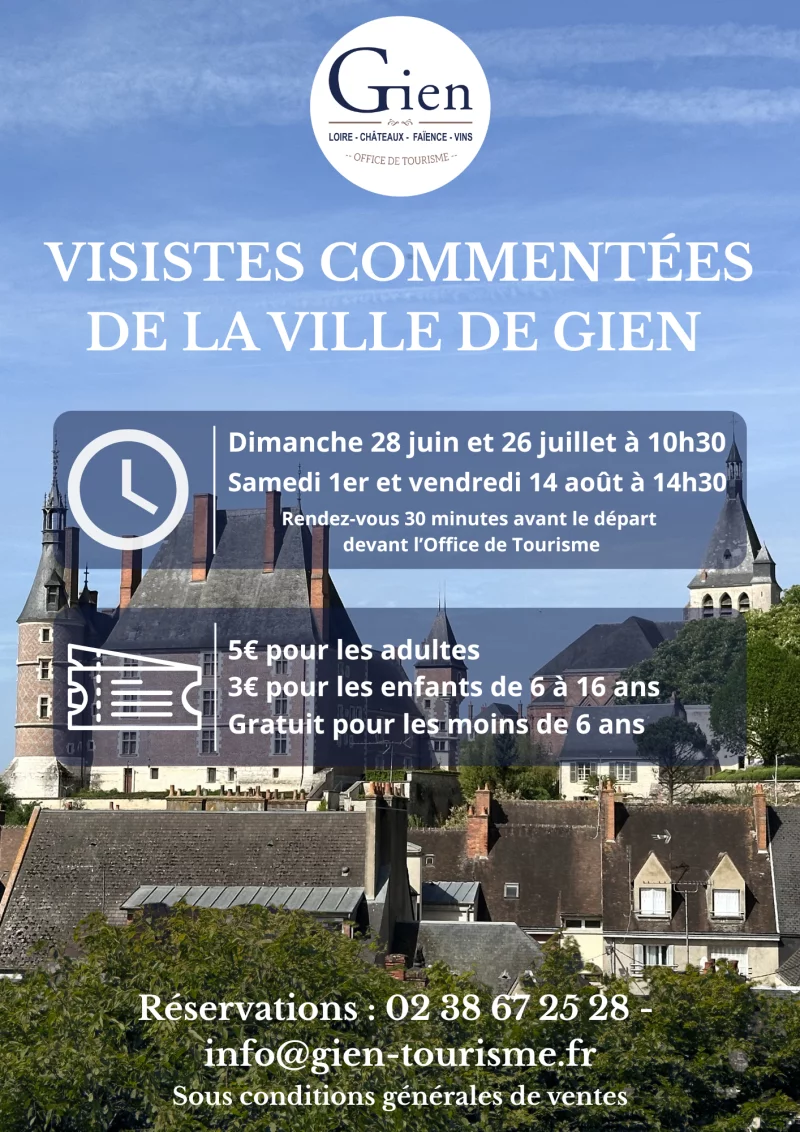 Visites Commentées de la Ville de Gien