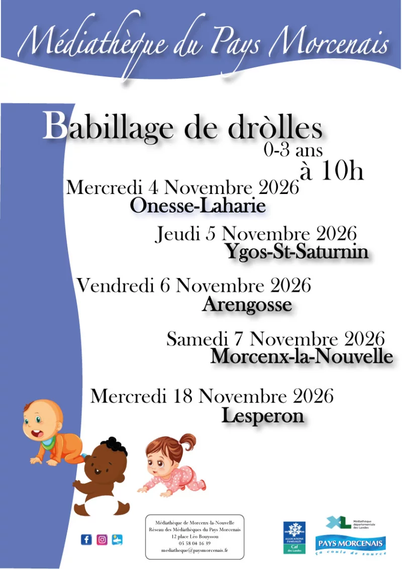 Babillage de dròlles - Onesse-Laharie
