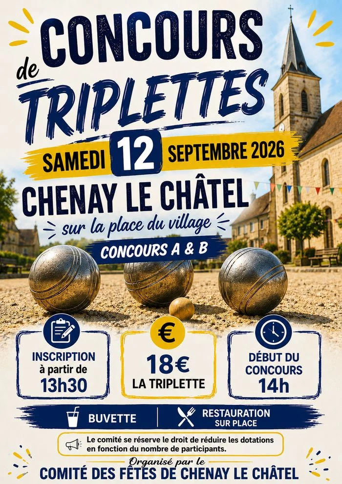 CONCOURS DE TRIPLETTES