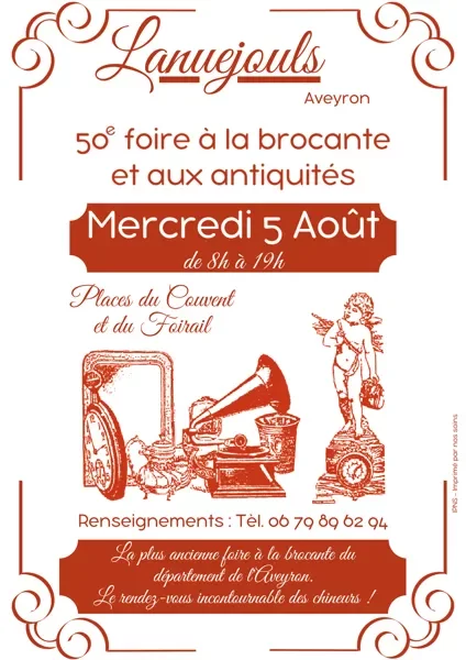 50ème foire à la brocante et aux antiquités