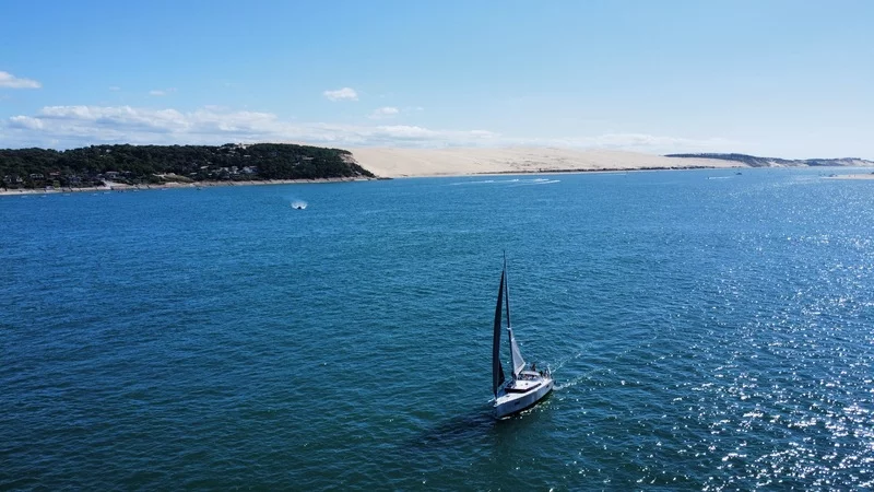 Promenade en bateau sur le Bassin d'Arcachon avec le batelier de Suzette