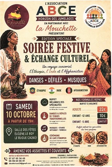 Soirée festive et échange culturel