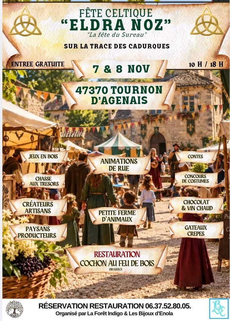 Fête Celtique ELDRA NOZ à Tournon d'Agenais
